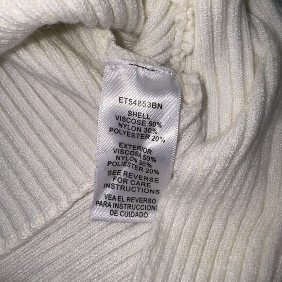 Modern Citizen V-Neck Crossover White Long Sleeve Top Women’s S/M - Picture 3 of 5